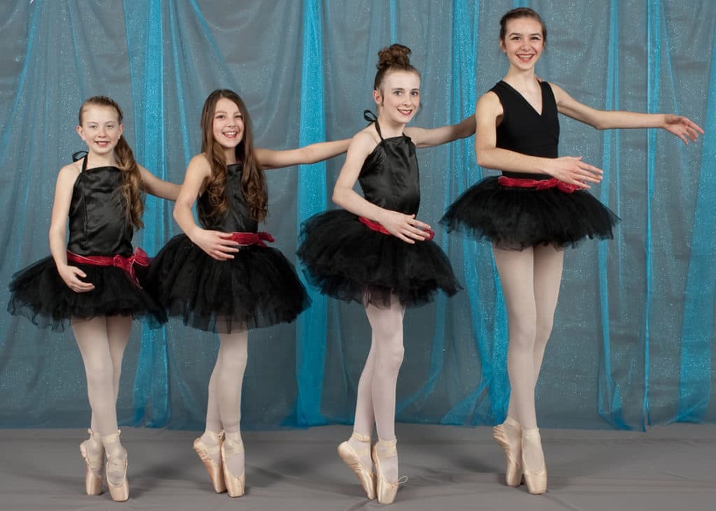 Adult ballet dance class