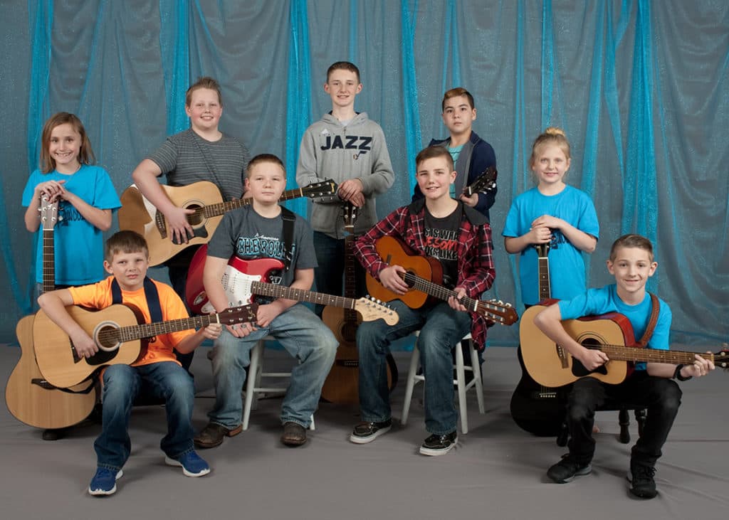 Music and guitar class